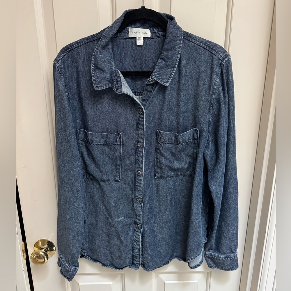 Cloth And Stone Slightly Distressed Shirt